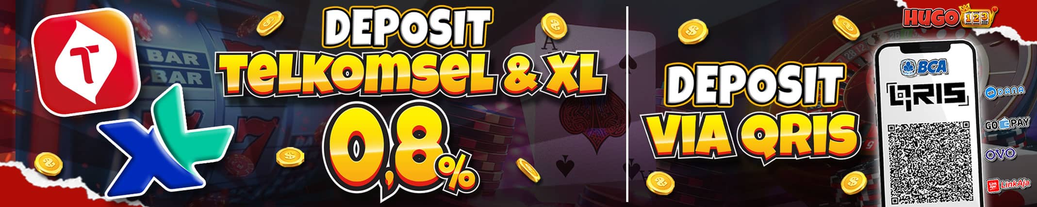 Deposit Pulsa & Qris