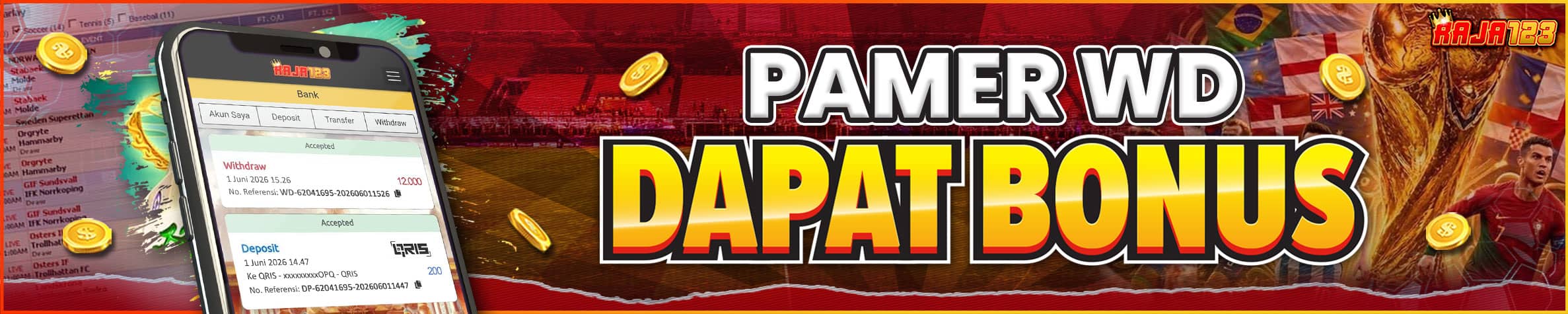 BONUS PAMER WD