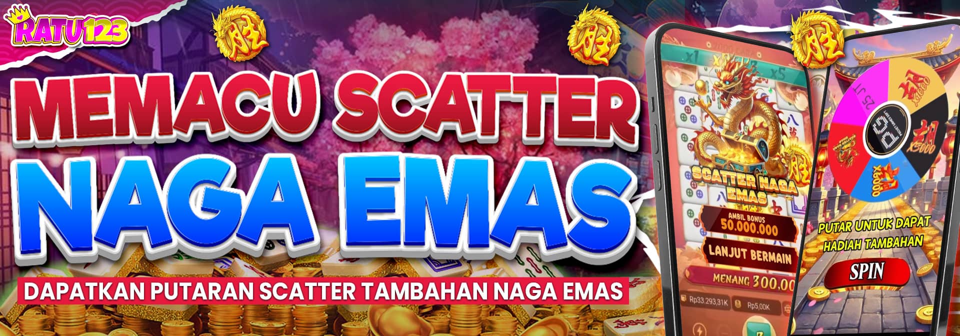 Scatter Naga Emas